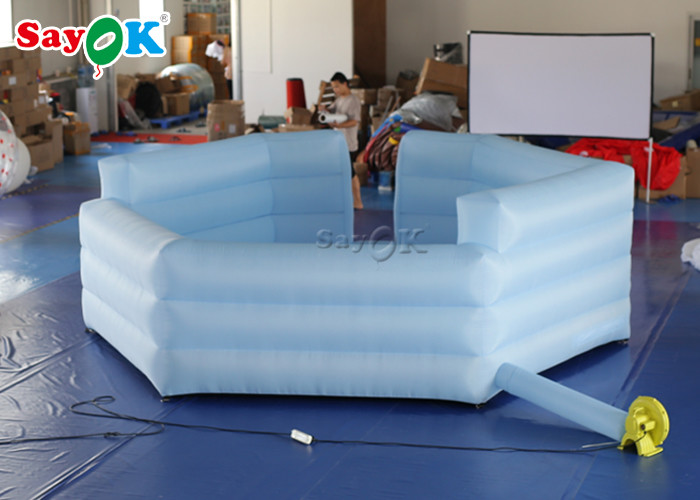 Oxford Cloth Inflatable Sports Games Gaga Ball Pit With Electric Air Blower Inflatable Games For Kids