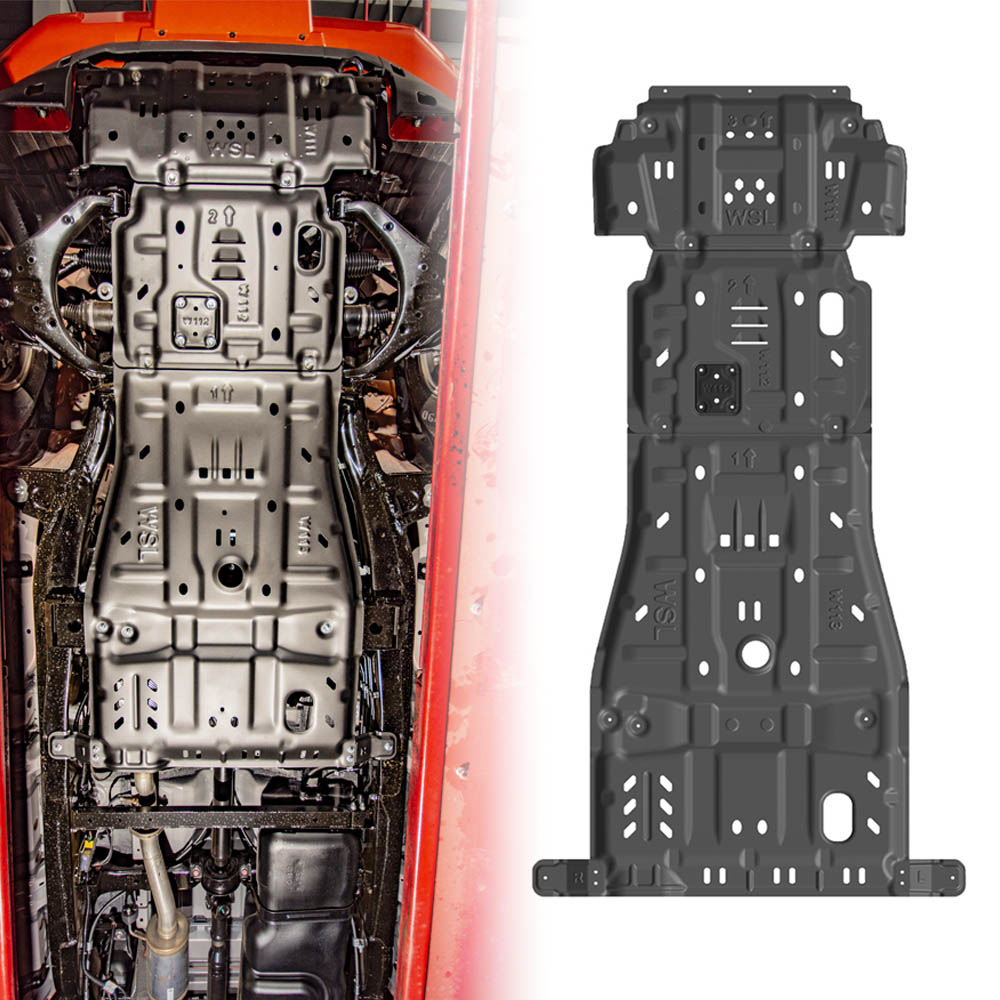 ISUZU D-MAX 2021 Full Set 4x4 Magnalium Skid Plate Engine Guard for Sea Shipment