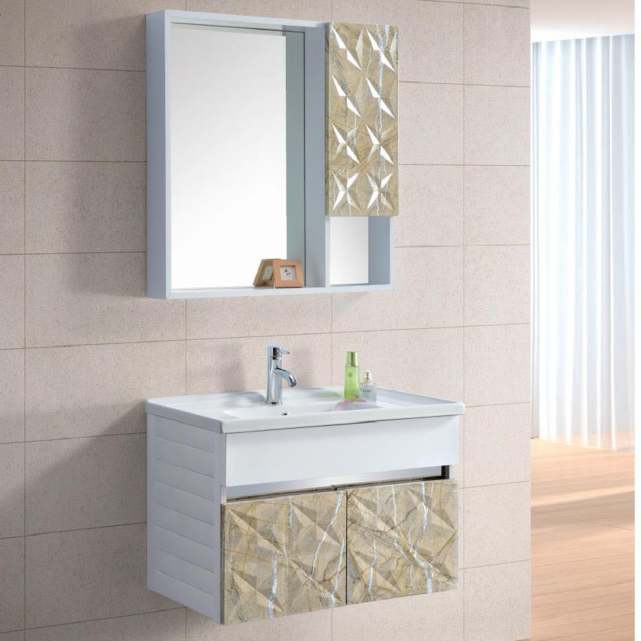 Modern Alunimun Bathroom Vanity/ all aluminum bathroom cabinet/Mirror Cabinet /DB-8129 800X460mm