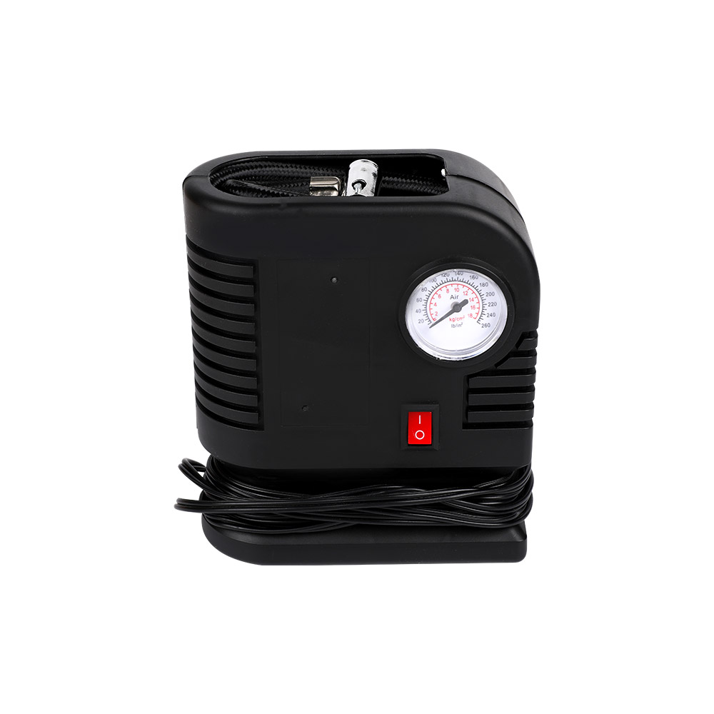120W 12V 250psi Football Balloon Micro Air Pump CO2 Bike Tire Car Tyre Inflator with Gauge