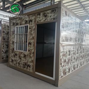 Quality Prefabricated Towable Container Site Sheds Camouflage Pattern for sale