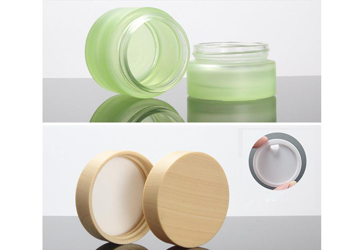 Frosted Glass Cosmetic Bottles For Essential Oil Lotion Skin Care Cream