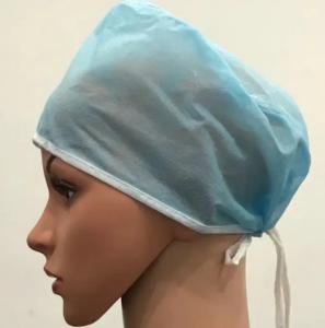 Quality Tasteless Medical Disposable Bouffant Cap SMS Surgical Caps For Doctors for sale