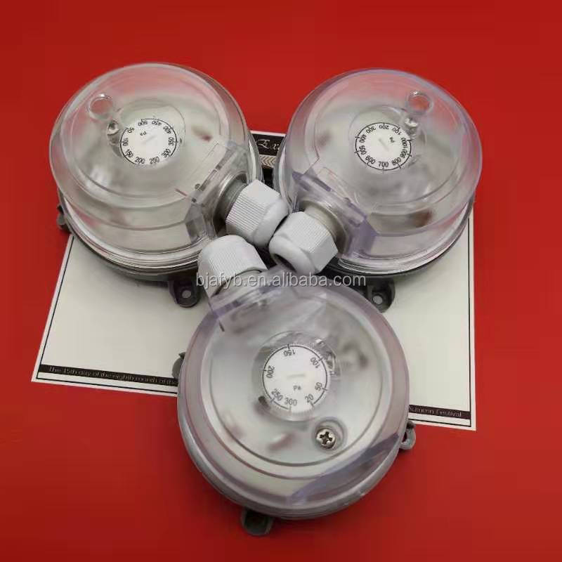 1.5A 250V Adjustable Differential Pressure Switch for Pressure Range 50-500 Pa Solution