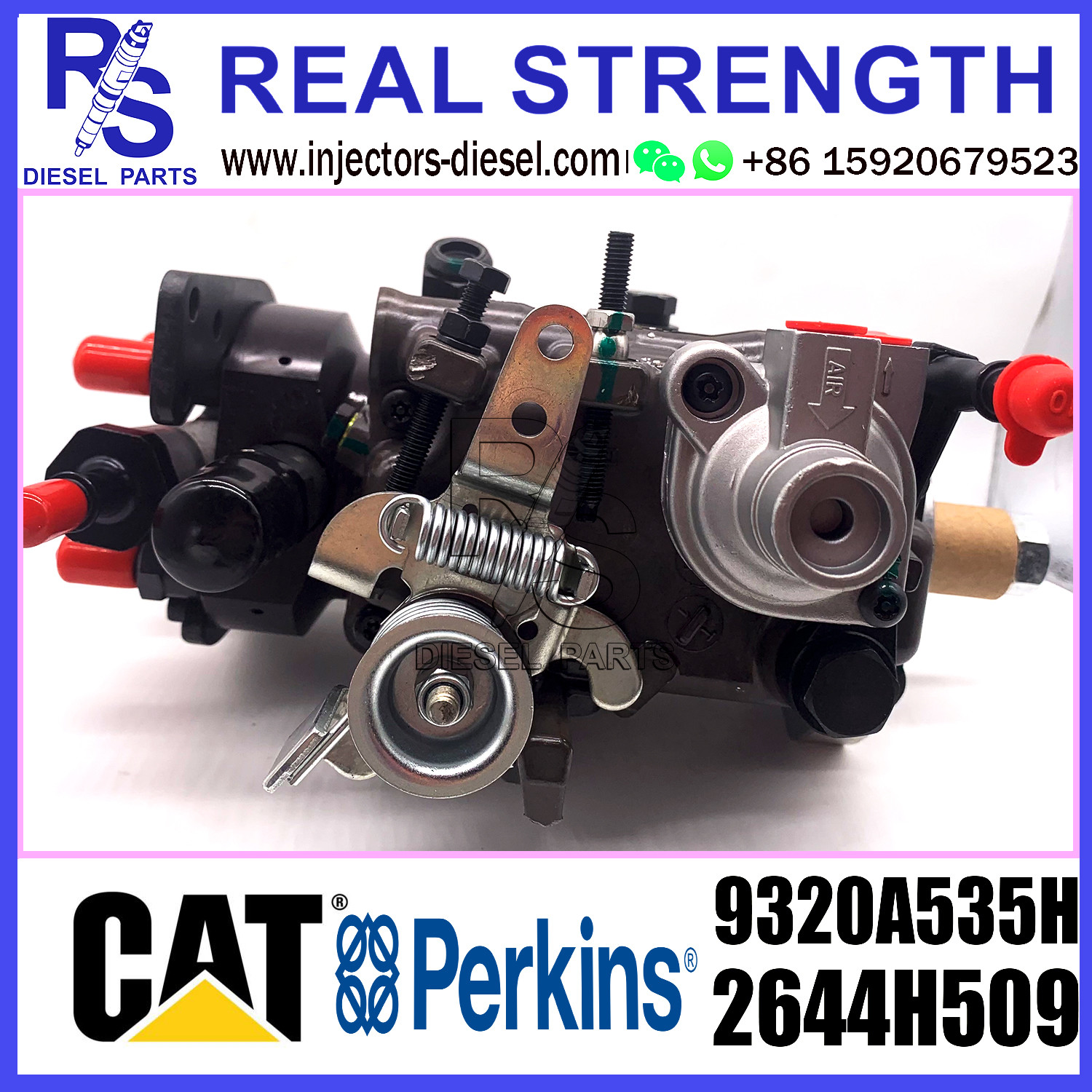 Delphi 4-cylinder Dissell Fuel Injection Pumps 9320A530H 2644H509 For Perkins Excavator 312D2 C7