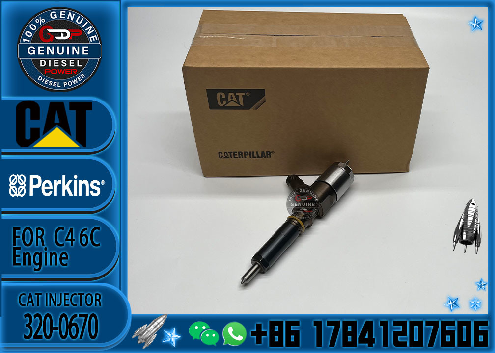 Common rail injector fuel injecto 10R-7675 2645A748 2645A743 320-0670 for C4.2 C6.4 Excavator C4.2 C6.4 320D