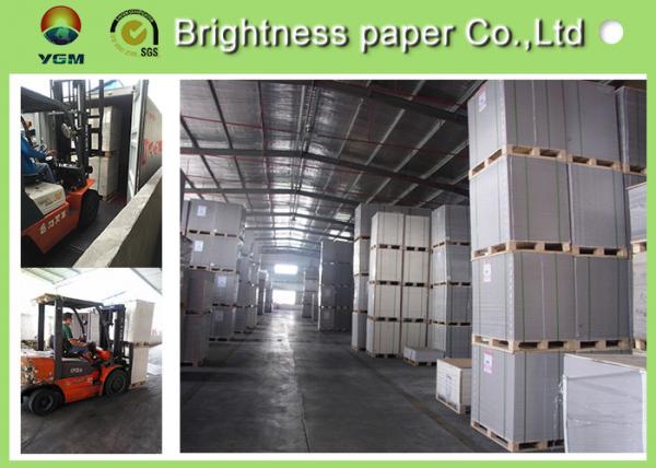 Buy Anti Curl Wood Pulp Board Paper , GC1 GC2 / C1S Ivory Card Paper For Book Covers at wholesale prices