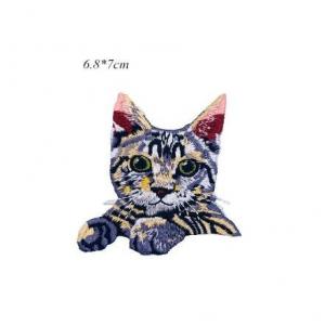Quality High quality cat patch embroidery patch sew on or iron on patch for sale