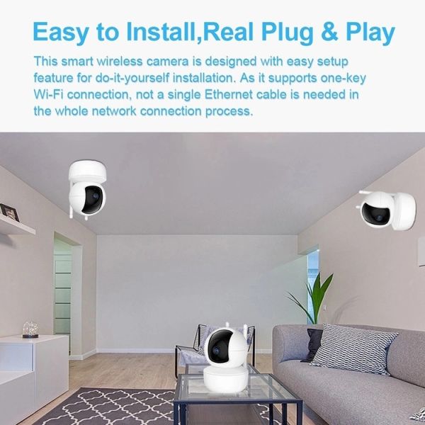 Two Way Audio Baby Monitor IP 2.4G Mini Cctv Wifi Camera H.264/MJPEG