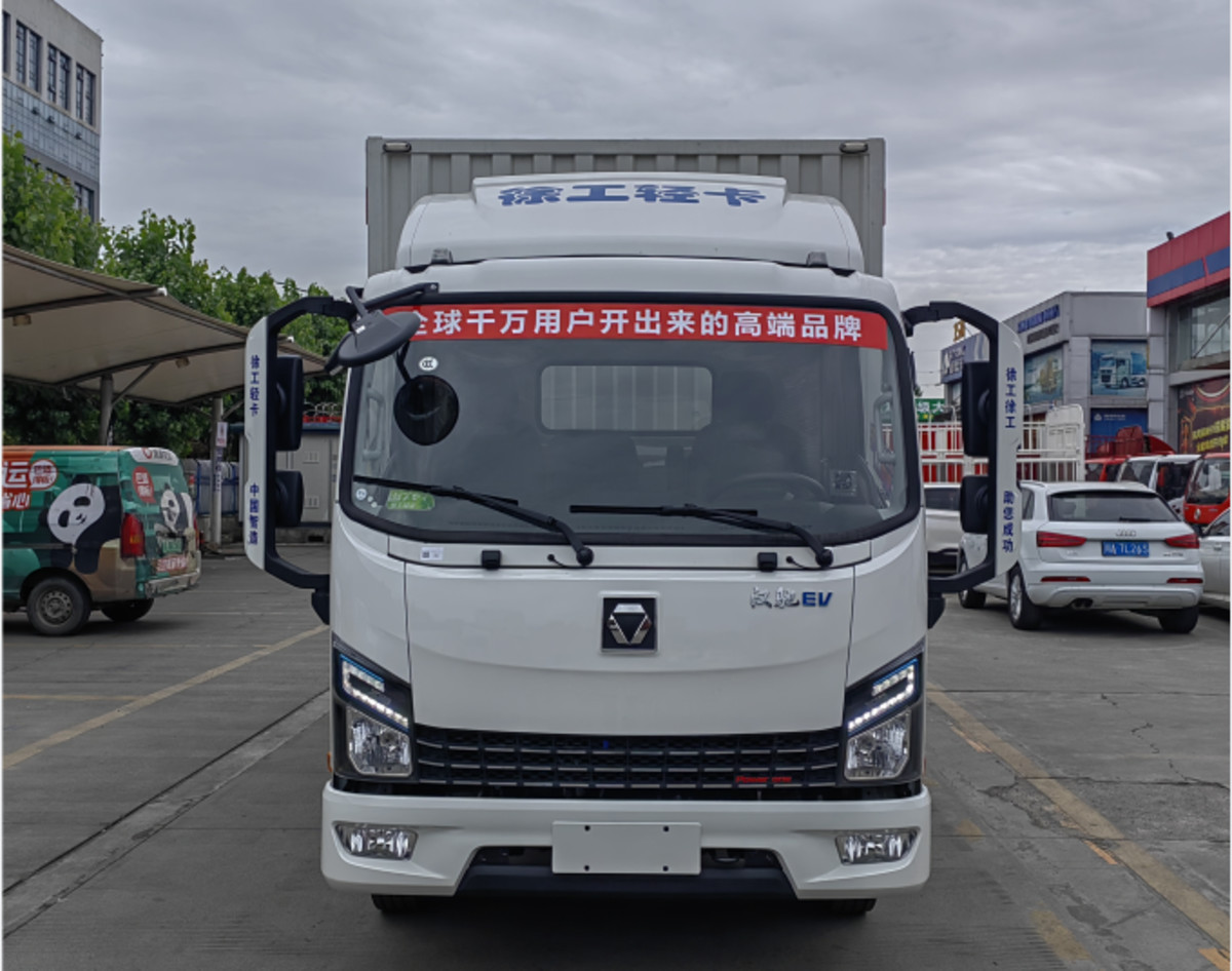 Hybrid Electric Cargo Truck 4x2 Ev Cargo Truck Automatic Transmission