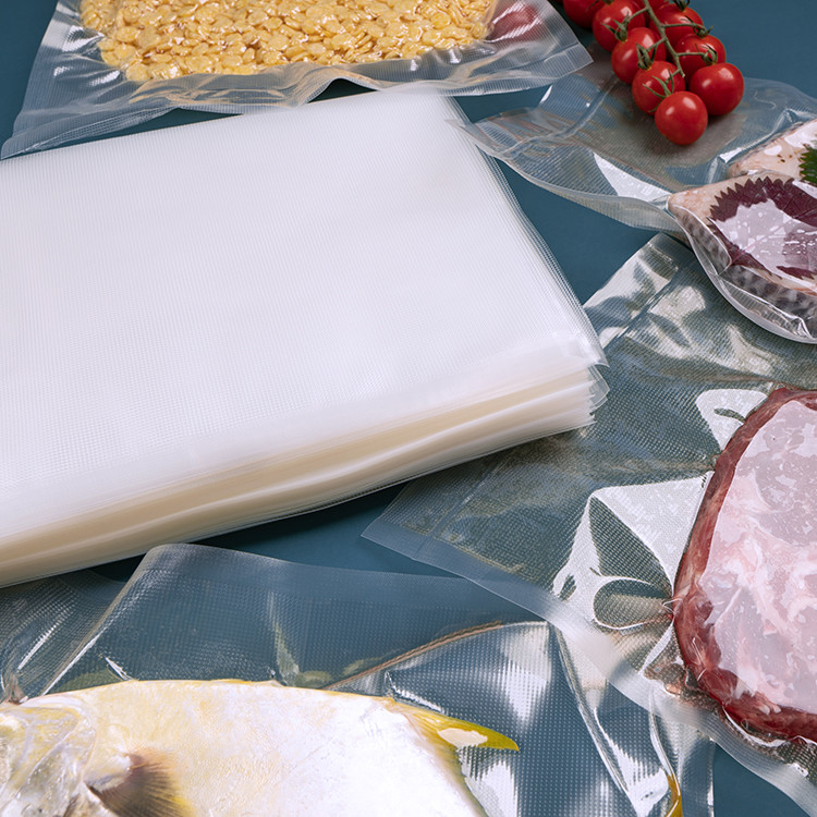 3 Side Pouch Clear Vacuum Bags Various Sizes For Sausage Vacuum Sealer Bags Embosed