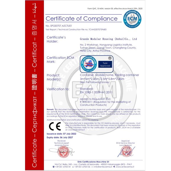 fold out container house CE