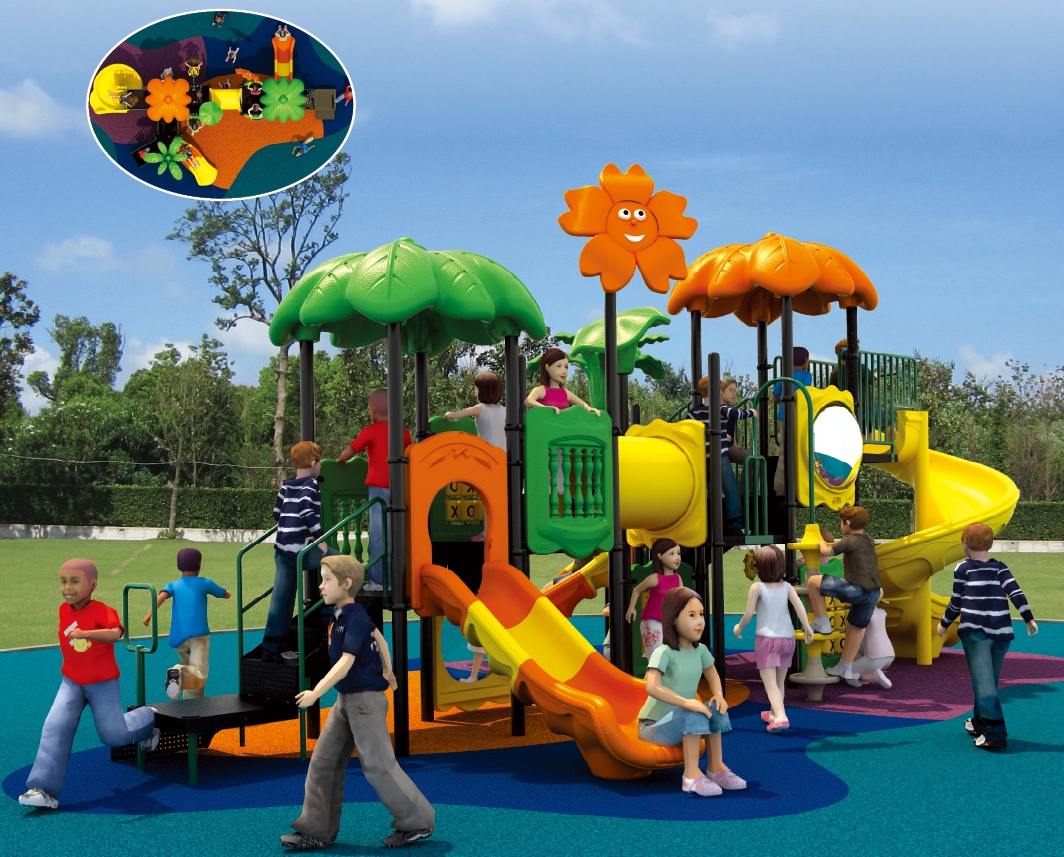 Guangzhou Qixin Children Outdoor Playground QX-003A