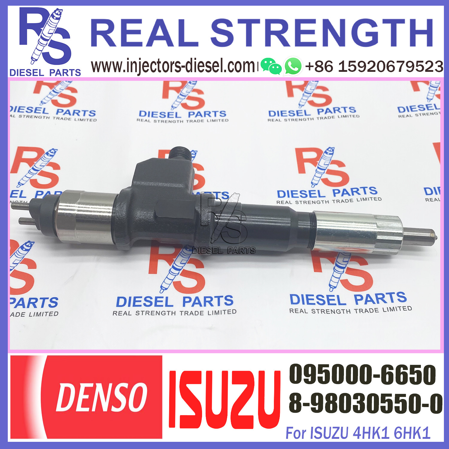 Common Rail Diesel Fuel Injector nozzle assy 095000-1560 8-98259287-0 295050-2510 095000-6650 for Hitachi 6UZ1 Excavator