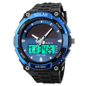 China solar powered digital watch China Supplier Clock Skmei 1049 Hot Item Solar Watch Stopwatch Digital Watch Instructions Ma on sale
