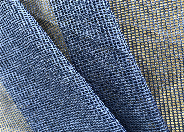 Knitted Dry Fit Big Hole Sports Mesh Fabric For Cloth Lining 100 Polyester