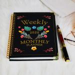Artistic Spiral Hardcover Notebook With Customized Colour High Durability