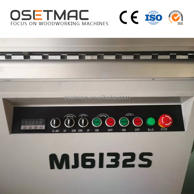 MJ6132S Woodworking Circular Saw Machine with Foldable Sliding Table 3250*3450*900mm