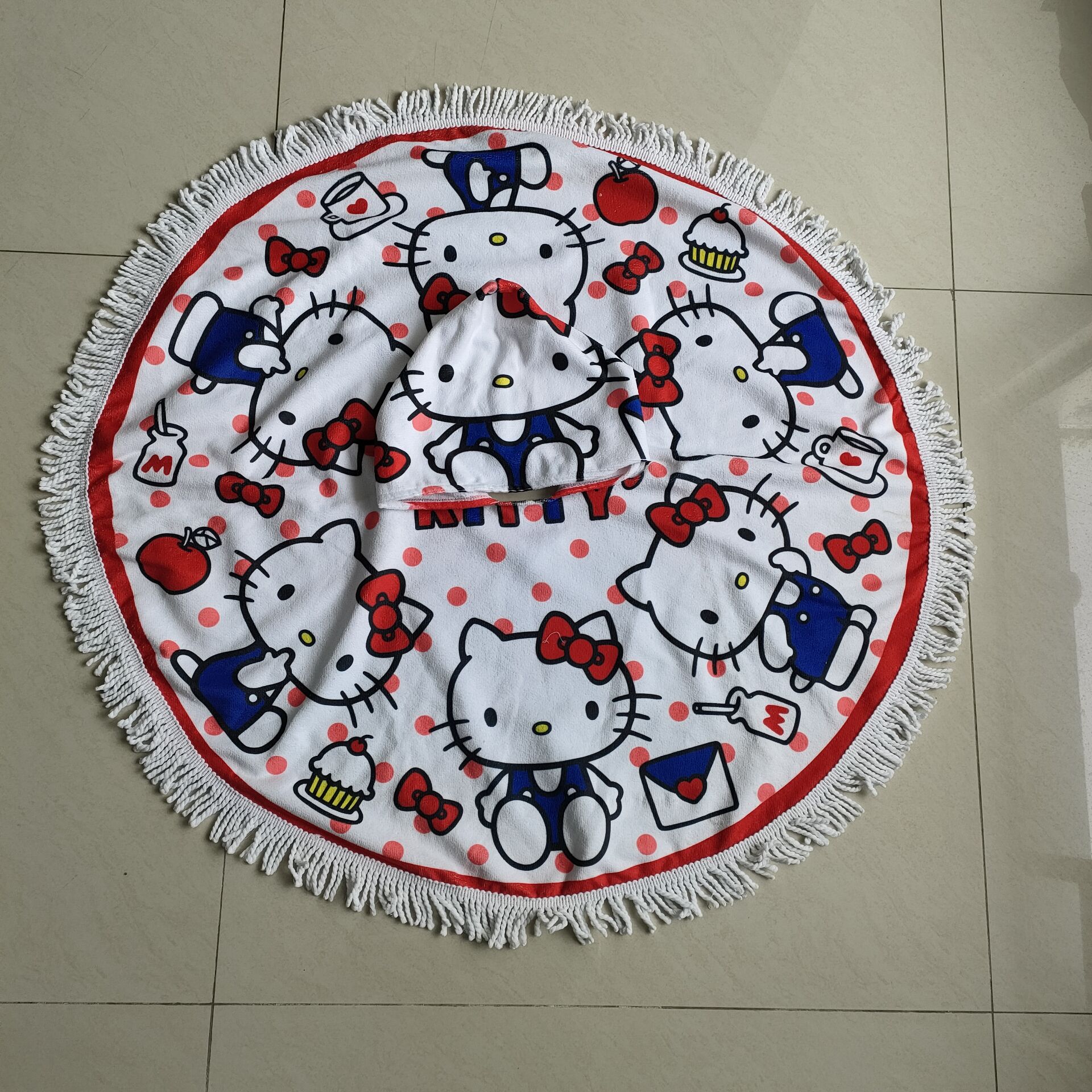 Newest Selling custom design microfiber print poncho beach towel kids poncho beach towel