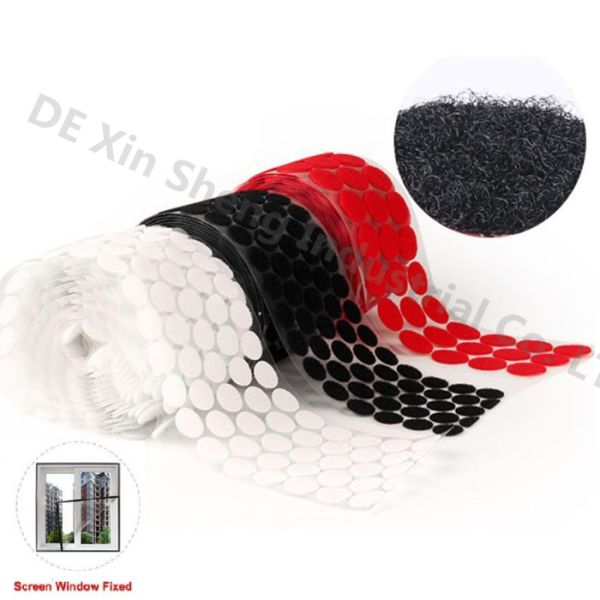 40% Polyester 60% Nylon Hook And Loop Dots Multi Purpose 2500 Peeling