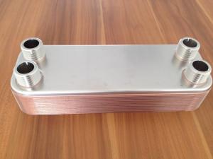 Quality Copper Brazed Plate Heat Exchanger,plate heat exchanger for outdoor wood boiler for sale