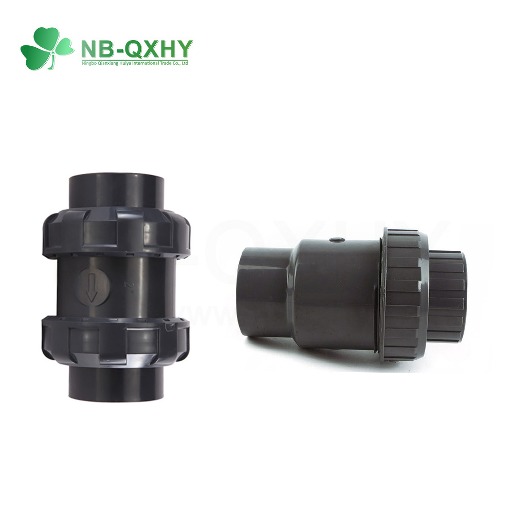 Plastic/PVC Wafer Swing Water Drain Pipe Flap Check Valve
