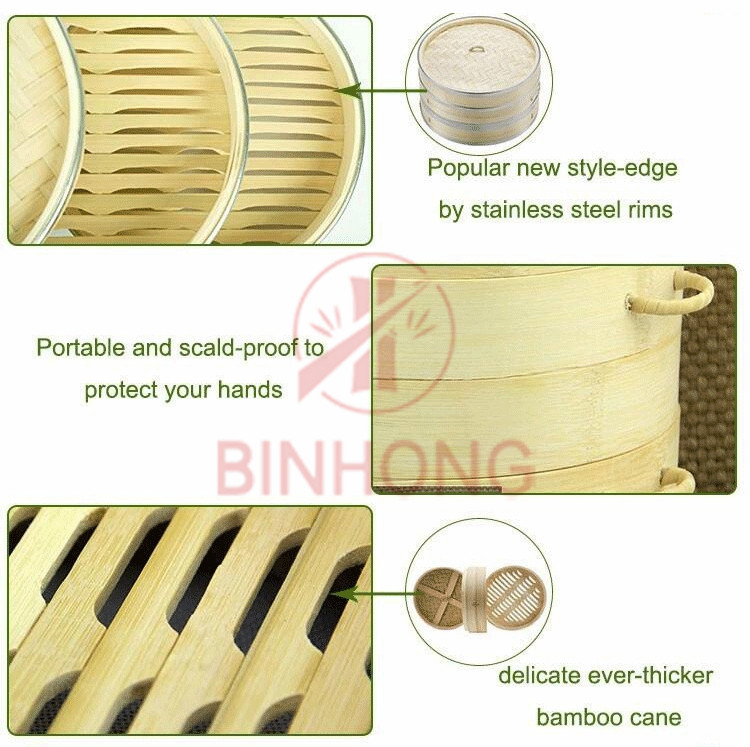 41cm Bamboo Steamer Basket