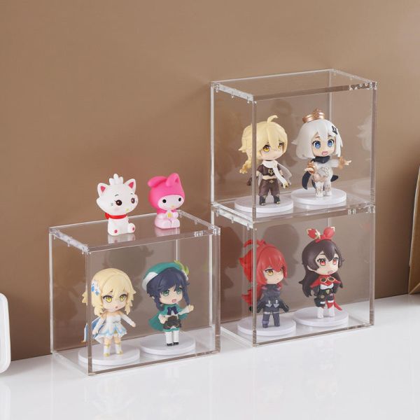 Find Similar Icon Clear Acrylic Display Case For Collectibles Self Assembly Acrylic Display Box Action Figure Protective Case Dustproof Protection