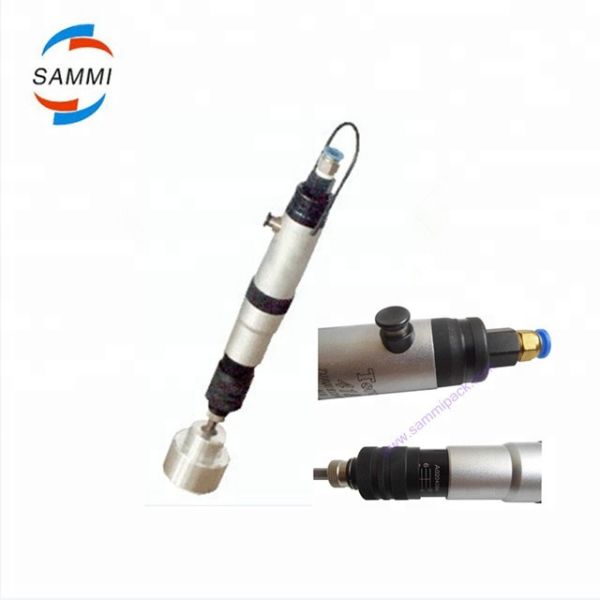 Portable Pneumatic Single Head Screw Pet Bottle LId Lock Capping Machine for Plastic Screw