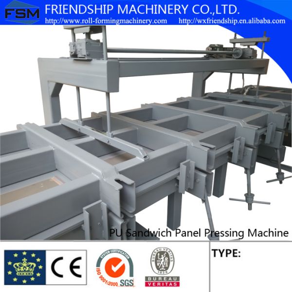 Discontinous Pu Sandwich Panel Machine Coil Width 1000-1250mm