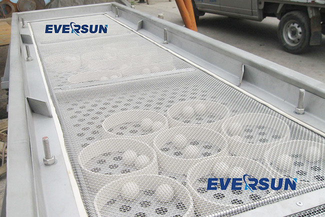 Stainless Steel 304 / 316L Linear Vibrating Screen For Sand