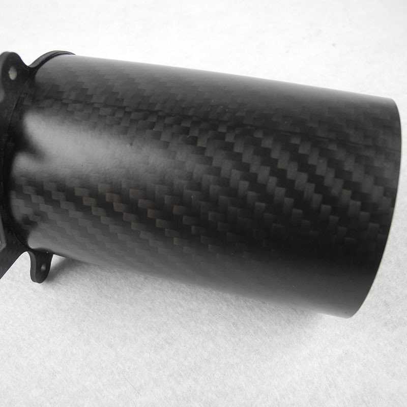 High Modulus Large Diameter Carbon Fiber Tube 200MM 3K Matte Twill Surface