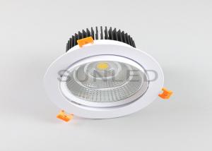 Aluminum Lamp Recessed Cob LED Downlight IP44 High Brightness Flexible Adjustment