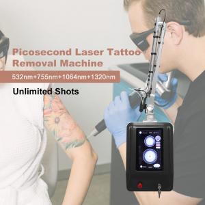 Quality Standing Picosure Laser Tattoo Removal Machine , Q Tattoo Machine 2000mj for sale