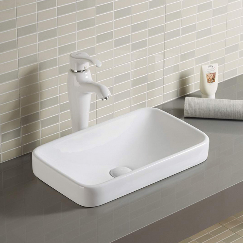 500mm 800mm Countertop Basin Ceramic Bathroom Sink 30 X 18 31 X 19 31 X 22