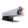 50 Ton U Type Low Bed Semi Trailer Body Tipping , 3 BPW Axles Dumpping Semi Trailer for sale