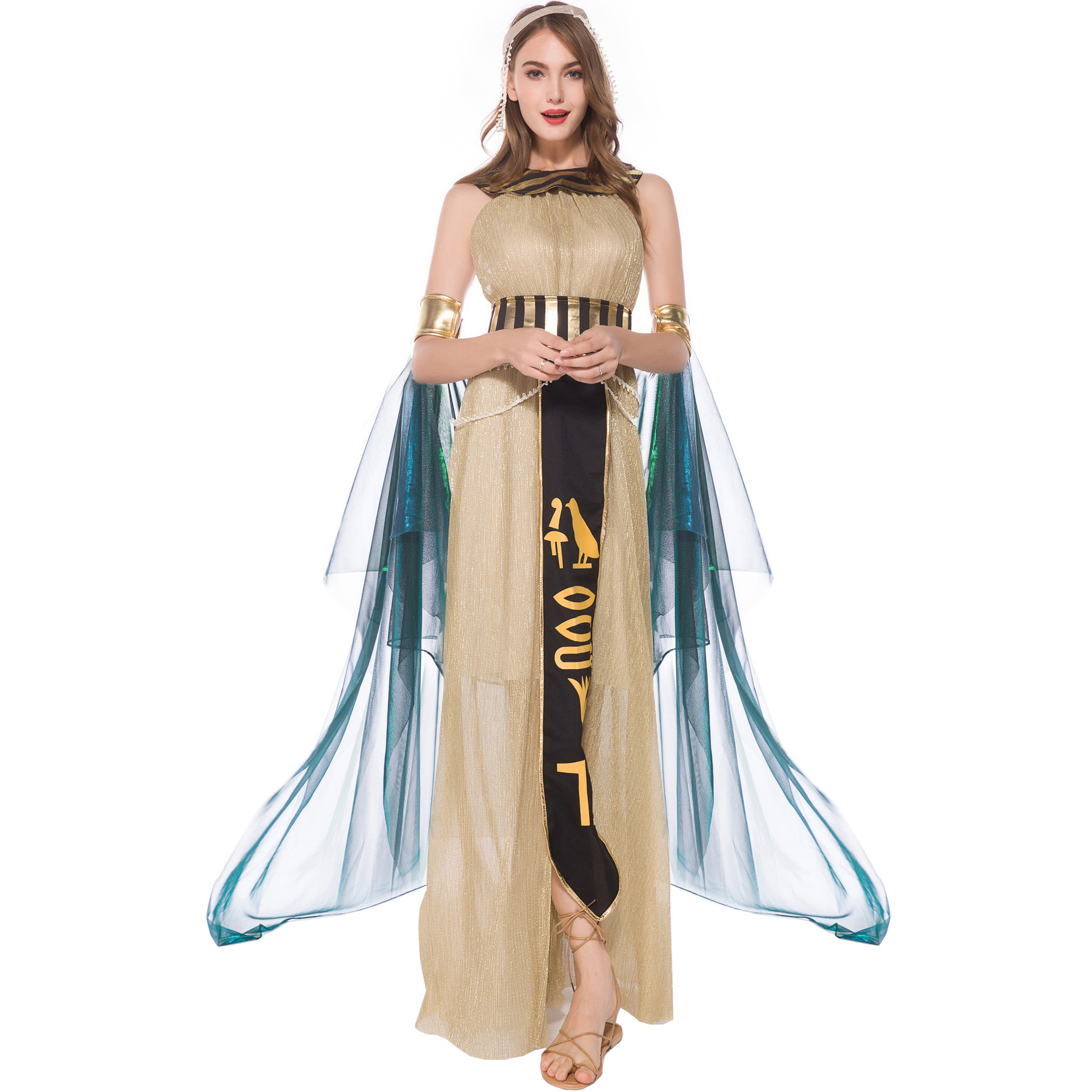 Unleash Your Inner Pharaoh with this Halloween Themed Party Stage Performance Costume