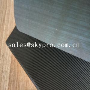 China Black High Tensile Rubber Soling Sheets W Wave Pattern Natural Gum Rubber Sheet For Shoe Sole Material on sale