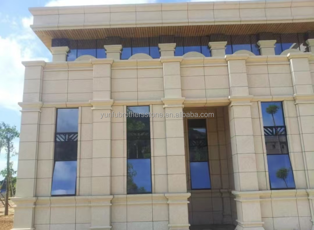 Flamed Chinese Modern Granite Material Muretto Stone for Villa Building Wall Cladding