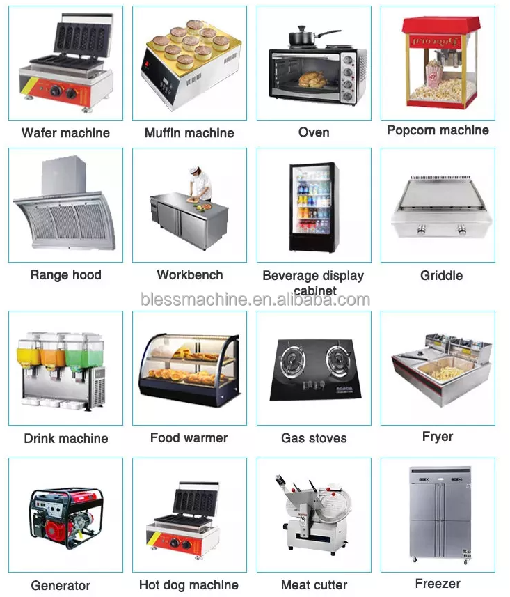 Electricity Supply Super Performance Mobile Food Cart with Low Investment