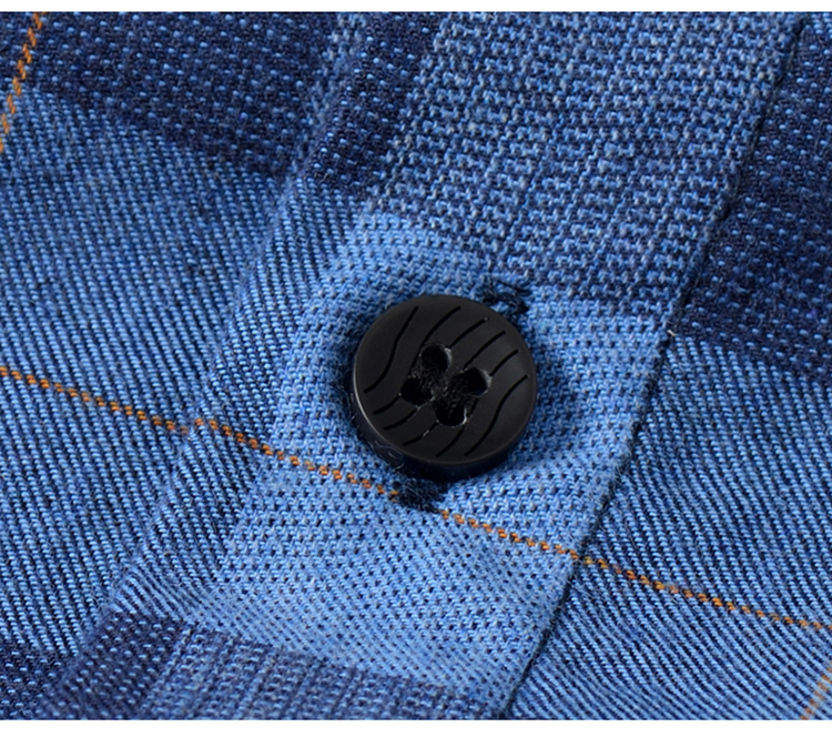 2021 Fashion Style Long Sleeve T-shirt for Men Covered Button Closure and Comfort