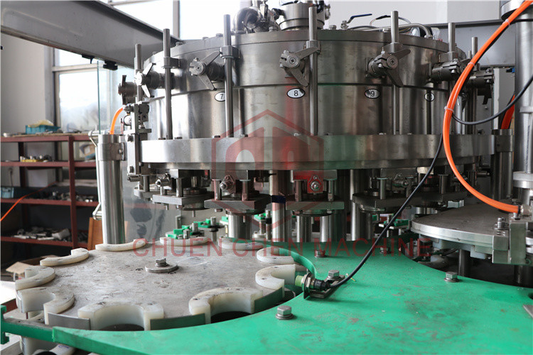 High Speed Beverage Can Filling Machine Soda Water Cup Filling And Sealing