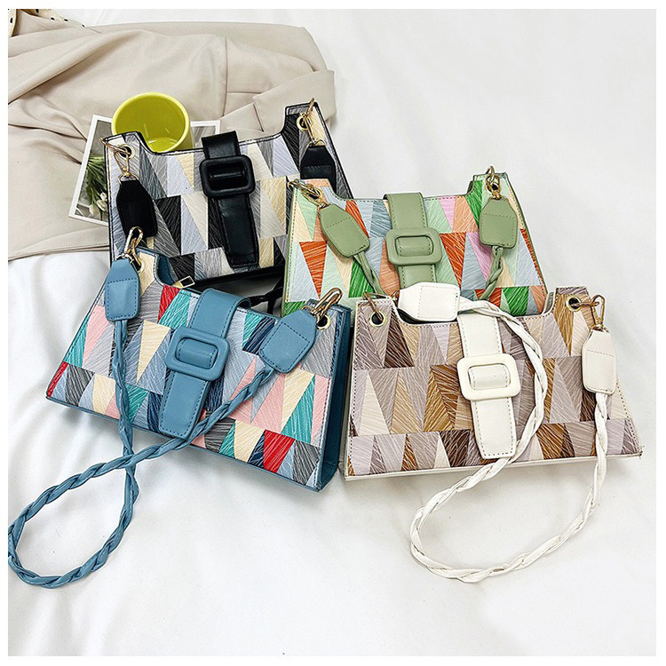 Popular Designer Shoulder Crossbody Bags Autumn Casual Women Bags in Contrasting Colors