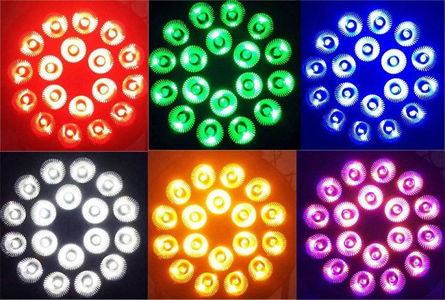 RGBWA 18*15W  5 In 1 LED Par Wash Lights For Wedding / Concert OEM&ODM LED Par Can Wash Light LED Flat Slim Par  Light 2