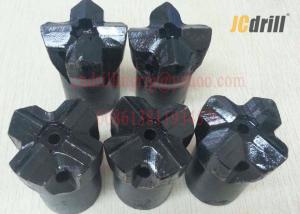China 7° Tungsten Carbide cross Rock Drill Bits for Quarry / Mining Drilling 27 - 76 mm on sale