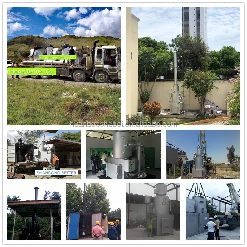 Energy Mining Waste Incinerator With Wet Scrubber Customized Voltage for Safe Disposal