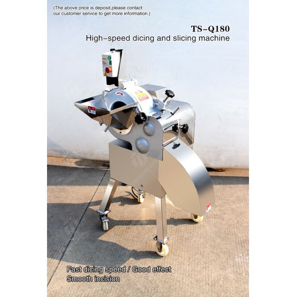 Silvery Intact Dicing Vegetable Dicer Machine Banana cutting Adjust Valves