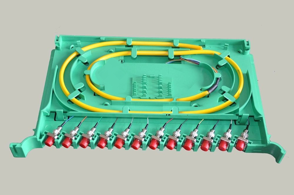 Indoor 48 Port Lc Fiber Optic Patch Panel Cold Rolled Carbon