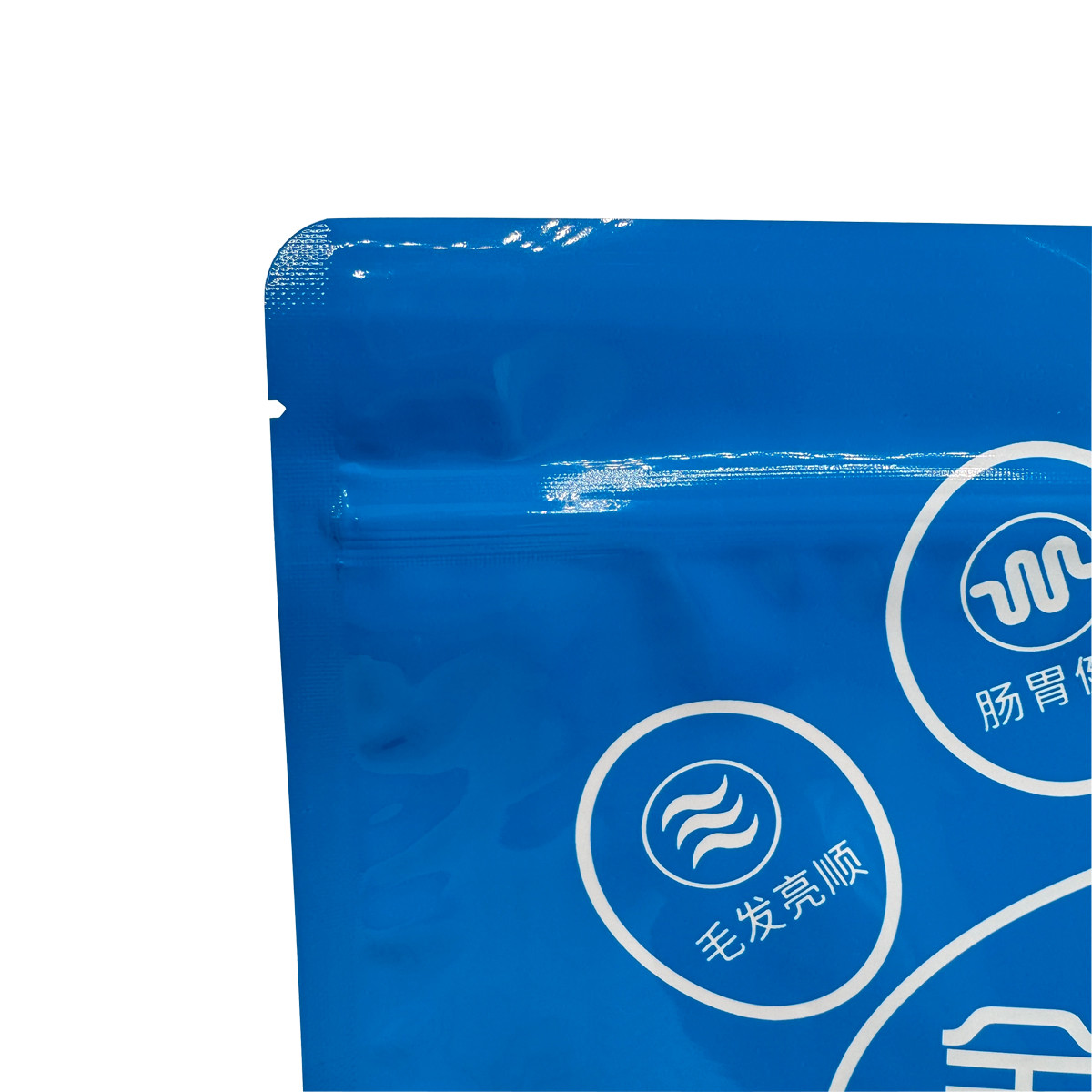 1.5kg Small Flat Square Bottom Side Gusseted Adult Pet Dog Dry Food Packaging Bags with Resealable Zipper