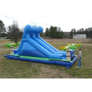 Quality PVC Tarpaulin Commercial Inflatable Slide , Renting Roaring River Slide for sale